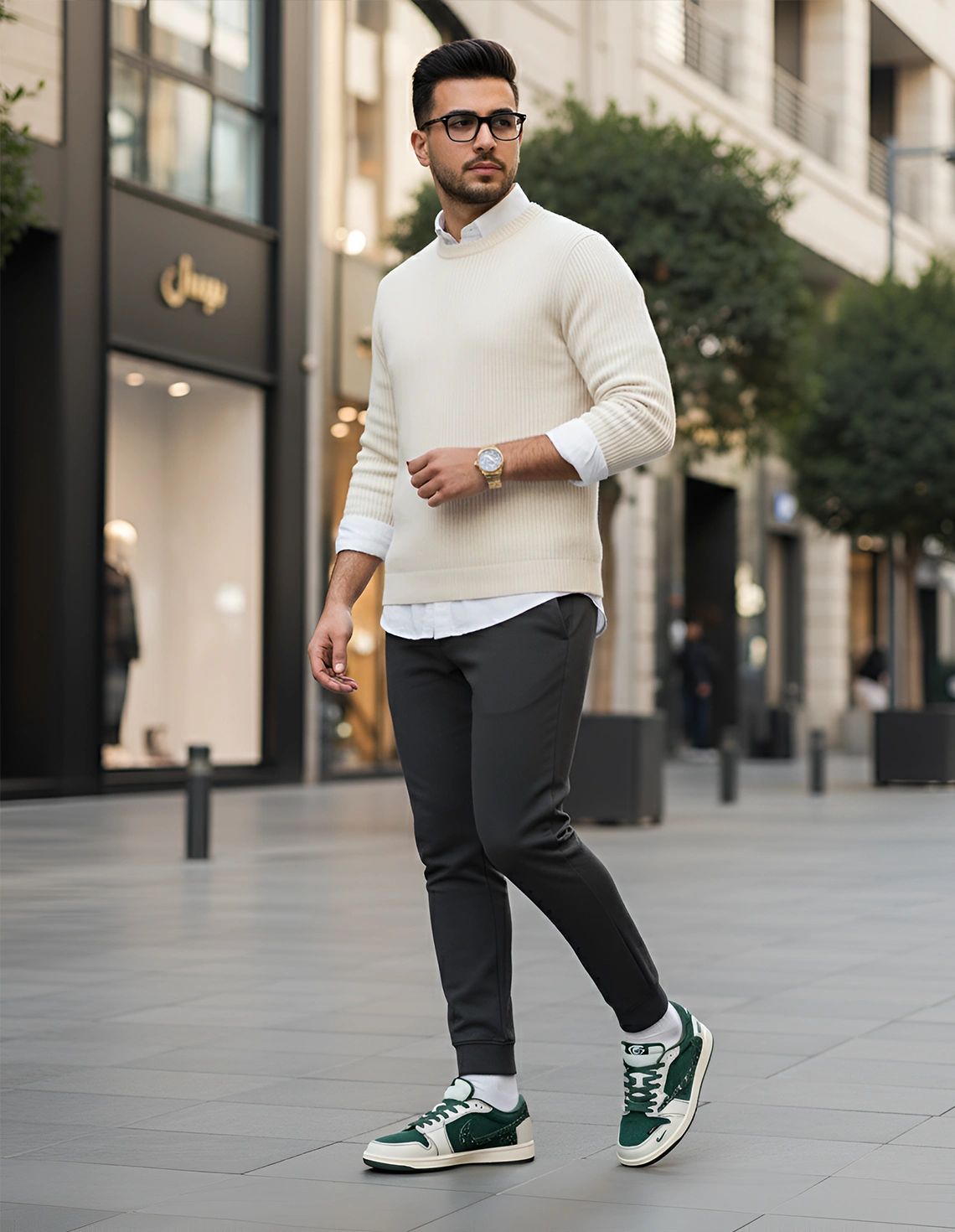 کفش روزانه مردانه نایکی Air Jordan 1 Travis Scott  Supreme M